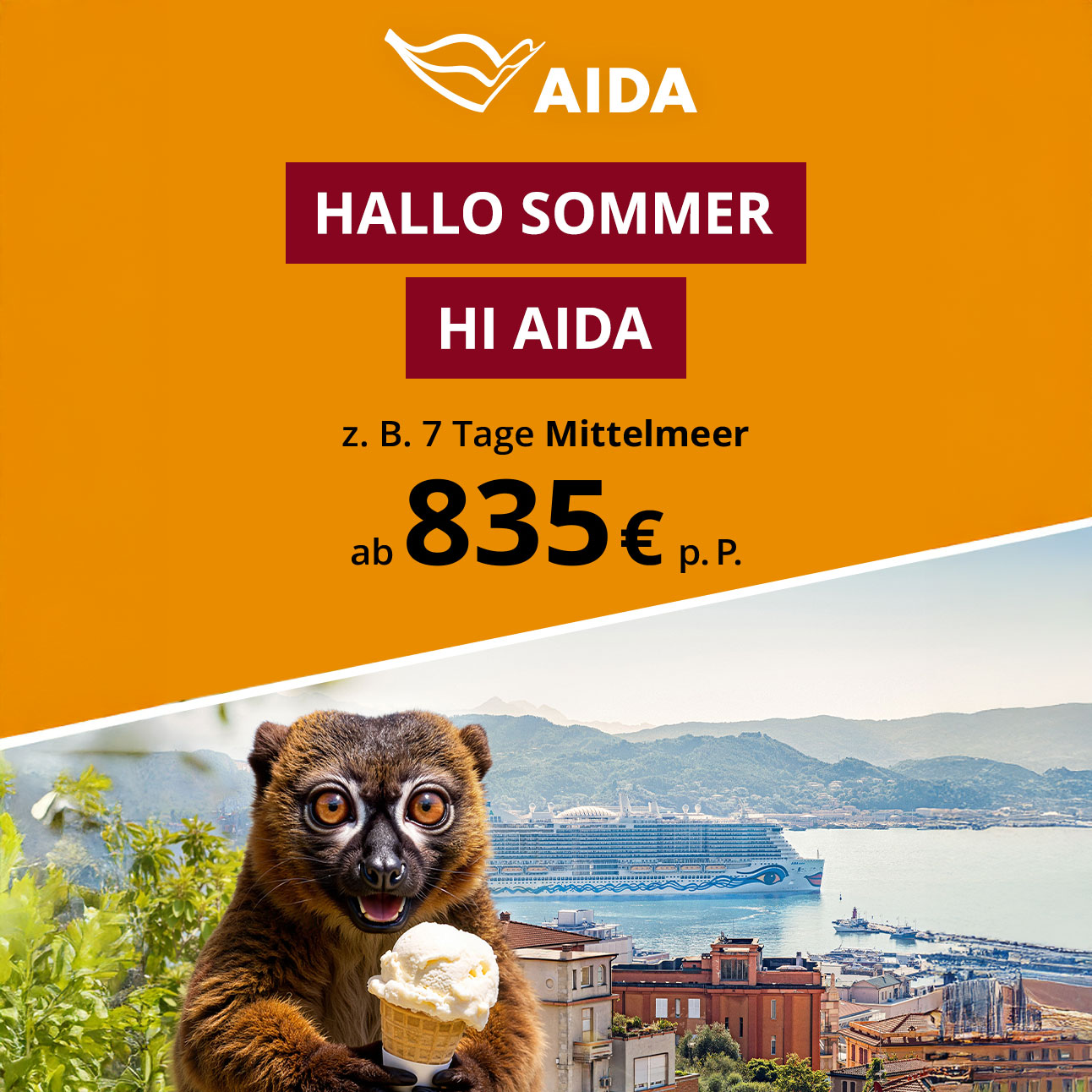 grafik - AIDA Hallo Sommer - Hi AIDA